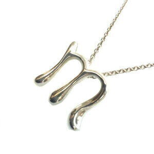 TIFFANY Co Letter Necklace Sterling Silver Kantei kyoku Nago